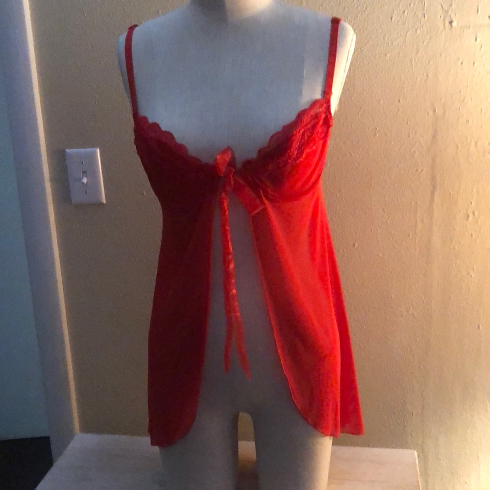 Red lingerie